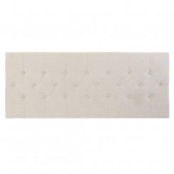 Headboard DKD Home Decor White Polyester Rubberwood (160 x 7 x 65 cm)