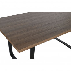 Стол обеденный Home ESPRIT Brown Black Iron Wood МДФ 160 x 90 x 75 см