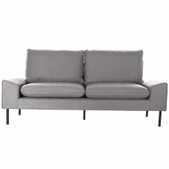 Sofa DKD Home Decor Gray Polyester Metal (200 x 84 x 84 cm)