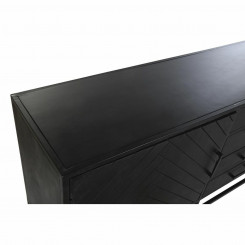 Sideboard DKD Home Decor 210 x 45 x 75 cm Black Metal Mango wood