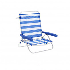 Складной стул Marbueno Stripes Blue White 63 x 78 x 76 см