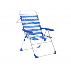 Складной стул Marbueno Stripes Blue White 59 x 97 x 61 см
