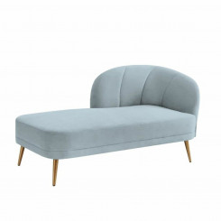 Sofa-bed chair DKD Home Decor Sky blue 160 x 80 x 90 cm Blue Gold Metal Plastic Pine