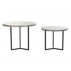 Набор из 2 стульев DKD Home Decor Бежево-Серый 76 x 76 x 60 см