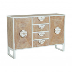 Sideboard DKD Home Decor Spruce Metal White 120 x 35 x 80 cm