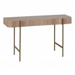 Console Golden Natural Iron Wood MDF 120 x 40 x 73 cm