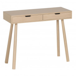 Console Natural Pine Wood MDF 90 x 35 x 75 cm