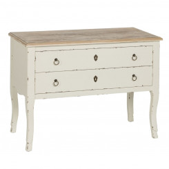 Console White Natural Spruce Wood MDF 104 x 50 x 78 cm