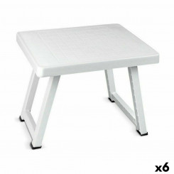 Small Side Table Confortime Folding Plastic 51 x 40 x 40 cm (6 Units)
