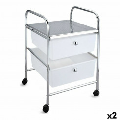Dresser Confortime Metal With Wheels Plastic 33 x 32.5 x 45.5 cm (2 Units)