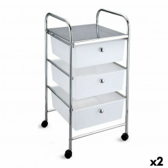 Dresser Confortime Metal With Wheels Plastic 33 x 32.5 x 65 cm (2 Units)