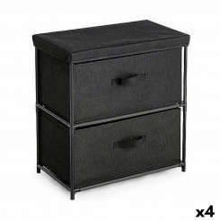 Chest of drawers Confortime Black 55 x 30 x 50 cm