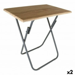 Folding folding table Confortime Wood 73 x 52 x 75 cm (2 Units)