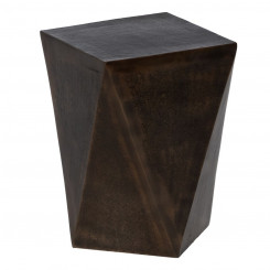 Small Side Table Bronze Aluminum 30 x 30 x 43.5 cm