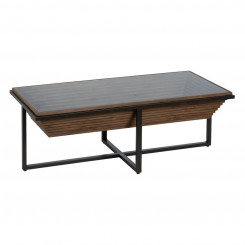 Coffee table Black Natural Iron Spruce 120 x 60 x 43.5 cm