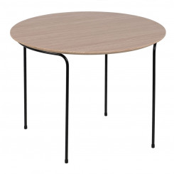 Coffee table NUDE Black Natural 60 x 60 x 45 cm