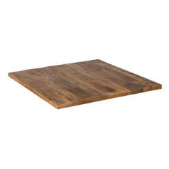 Table top Square Beige Mango wood 80 x 80 x 3 cm