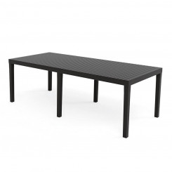 Dining table IPAE Progarden Indo ind012an Extendable Anthracite gray 220 x 90 x 72 cm