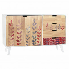 Sideboard DKD Home Decor Natural Rubber Wood White Chestnut 120 x 30 x 75 cm