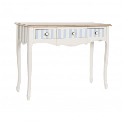 Wall table DKD Home Decor Ceramic White Sky blue (110 x 40 x 79 cm)