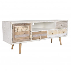 TV furniture DKD Home Decor Natural 150 x 40 x 60 cm Spruce White