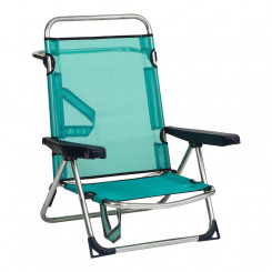 Beach chair Alco Aluminum Multi-position Folding Green 62 x 82 x 65 cm (62 x 82 x 65 cm)