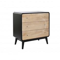 Chest of drawers DKD Home Decor Black Wood Modern (80 x 40 x 79.5 cm)