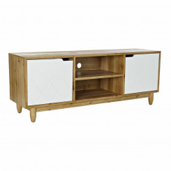 TV furniture DKD Home Decor Brown 140 x 38 x 53 cm Spruce White