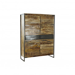 Cabinet DKD Home Decor 8424001857029 120 x 41 x 161 cm Natural Black Steel Mango Wood