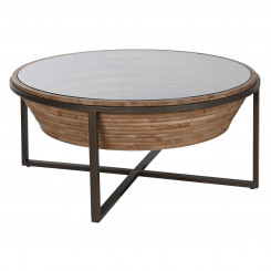 Coffee table Home ESPRIT Crystal Spruce 102 x 102 x 46 cm