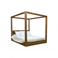 Bed Home ESPRIT Polyester Pine Treated Wood 202 x 222 x 215 cm
