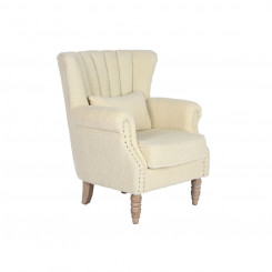 Кресло Home ESPRIT Белый Натуральный Эвкалипт 73 Х 65 Х 87 см