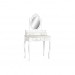 Туалетный столик Home ESPRIT Белый ABS Зеркало Дерево МДФ 75 x 42 x 140 см
