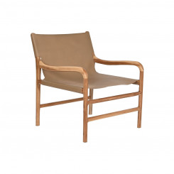 Кресло DKD Home Decor Коричневый Кремовый Натуральный Тик 70 x 73 x 80 см