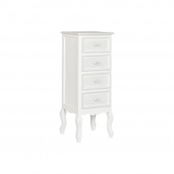 Chest of drawers Home ESPRIT White Wood Wood MDF Romantic 40 x 36 x 100 cm