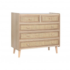 Chest of drawers Home ESPRIT Natural Paulownia wood 80 x 35 x 77 cm