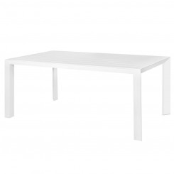 Dining table Io White Aluminum 180 x 100 x 75 cm
