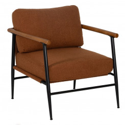 Кресло Коричневый Черный Материал каучукового дерева 70 x 76 x 81 см