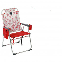 Beach chair Red 87 x 47 x 37 cm