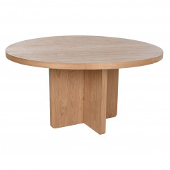 Dining table Home ESPRIT Natural drewno dębowe 152 x 152 x 78 cm
