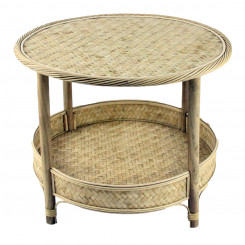 Side table DKD Home Decor Light brown Bamboo 60 x 60 x 47 cm