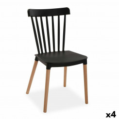 Chair Versa Black 52.5 x 80 x 43 cm (4 Units)
