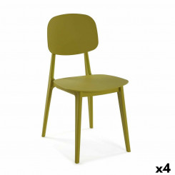 Chair Versa Mustard 39.5 x 80 x 41.5 cm (4 Units)