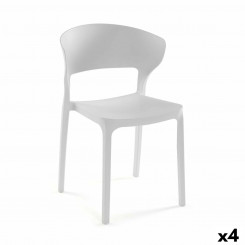 Chair Versa White 39.5 x 79 x 41.5 cm (4 Units)