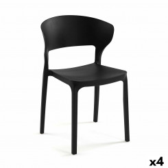 Chair Versa Black 39.5 x 79 x 41.5 cm (4 Units)