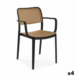 Chair Versa Venus Black 58 x 81.5 x 55 cm (4 Units)