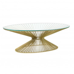 Приставной столик DKD Home Decor Golden Crystal Сталь 138 x 66 x 46 см