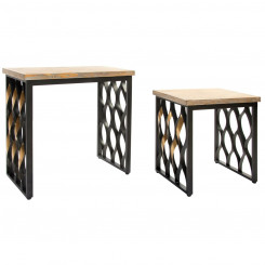 Набор из 2 стульев Home ESPRIT Wood Metal 64 x 34 x 65 см