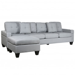 Sofa-bed chair DKD Home Decor Light gray polypropylene Modern 244 x 146 x 81 cm