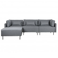Sofa-bed DKD Home Decor Gray Metal Modern 276 x 152.5 x 84 cm